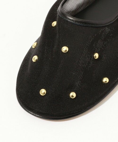 TOMORROWLAND / トゥモローランド フラットシューズ | DEAR FRANCES バラ スタッズド メッシュ バレエ シューズ | 詳細5
