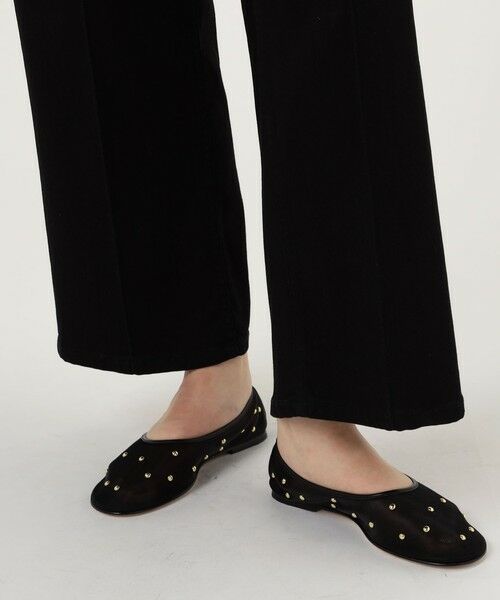 TOMORROWLAND / トゥモローランド フラットシューズ | DEAR FRANCES バラ スタッズド メッシュ バレエ シューズ | 詳細8