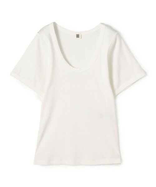TOMORROWLAND/トゥモローランド BY MALENE BIRGER LUNAI UネックTシャツ 11 ホワイト XS TOMORROWLAND/トゥモローランド BY MALENE BIRGER LUNAI UネックTシャツ 11 ホワイト XS