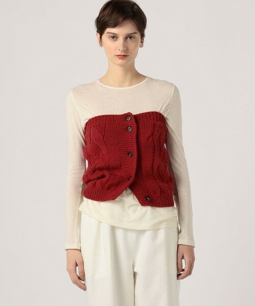 TOMORROWLAND / トゥモローランド ニット・セーター | MAYDI CORRIENTES ビスチェ | 詳細1