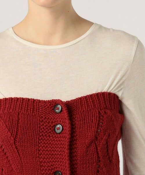 TOMORROWLAND / トゥモローランド ニット・セーター | MAYDI CORRIENTES ビスチェ | 詳細5