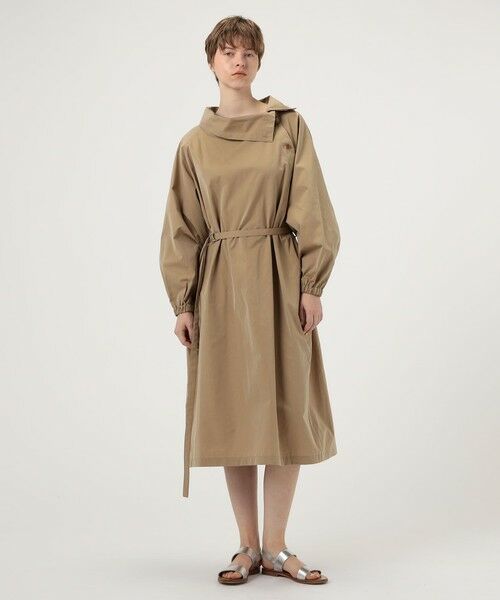 TOMORROWLAND / トゥモローランド ミニ丈・ひざ丈ワンピース | HAVERSACK コットンサテンドレス | 詳細1