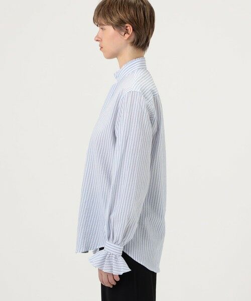 TOMORROWLAND / トゥモローランド シャツ・ブラウス（半袖以外） | BOURRIENNE BOUDOIR ストライプ スタンドカラーシャツ | 詳細3