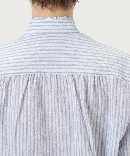 TOMORROWLAND / トゥモローランド シャツ・ブラウス（半袖以外） | BOURRIENNE BOUDOIR ストライプ スタンドカラーシャツ | 詳細6