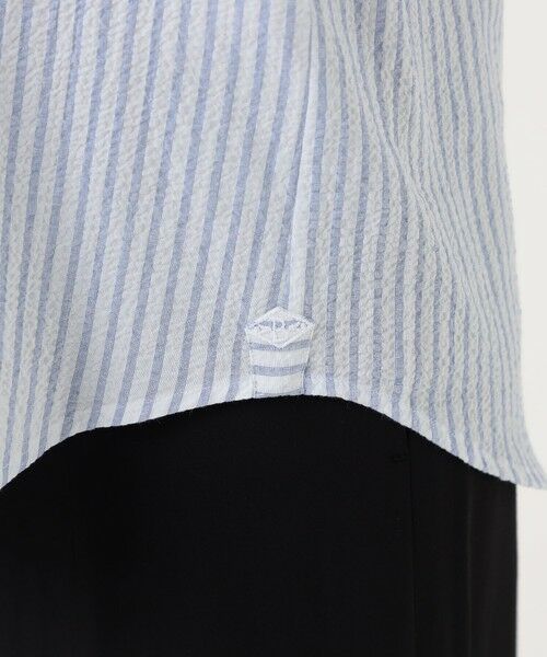 TOMORROWLAND / トゥモローランド シャツ・ブラウス（半袖以外） | BOURRIENNE BOUDOIR ストライプ スタンドカラーシャツ | 詳細9