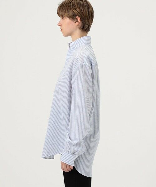 TOMORROWLAND / トゥモローランド シャツ・ブラウス(半袖以外) | BOURRIENNE SCULPTEUR ストライプ オープンカラーシャツ | 詳細3