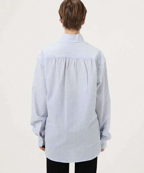TOMORROWLAND / トゥモローランド シャツ・ブラウス(半袖以外) | BOURRIENNE SCULPTEUR ストライプ オープンカラーシャツ | 詳細4