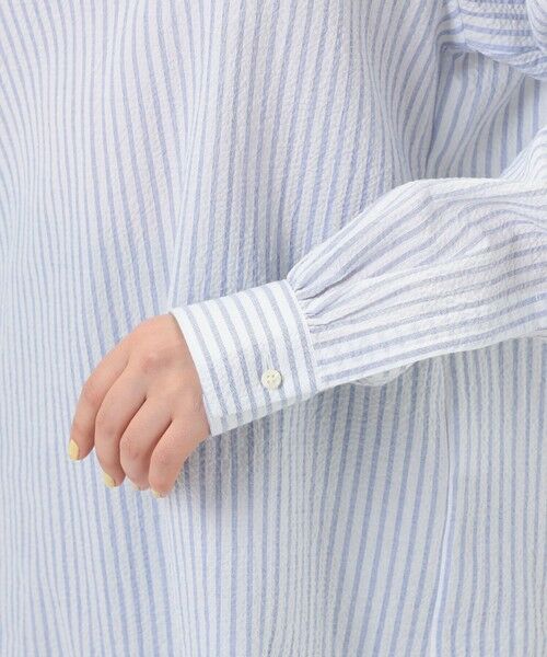 TOMORROWLAND / トゥモローランド シャツ・ブラウス(半袖以外) | BOURRIENNE SCULPTEUR ストライプ オープンカラーシャツ | 詳細7