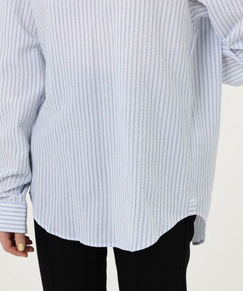 TOMORROWLAND / トゥモローランド シャツ・ブラウス(半袖以外) | BOURRIENNE SCULPTEUR ストライプ オープンカラーシャツ | 詳細8