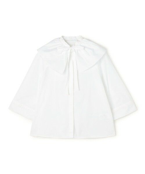 TOMORROWLAND/トゥモローランド BOURRIENNE ALIZE コットン ラッフルシャツ 11 ホワイト 36 TOMORROWLAND/トゥモローランド BOURRIENNE ALIZE コットン ラッフルシャツ 11 ホワイト 36