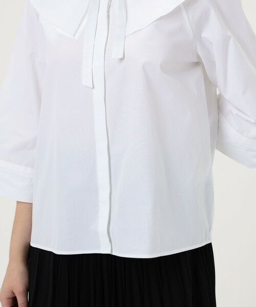 TOMORROWLAND / トゥモローランド シャツ・ブラウス | BOURRIENNE ALIZE コットン ラッフルシャツ | 詳細8