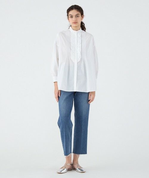 TOMORROWLAND / トゥモローランド シャツ・ブラウス | 【別注】ne Quittez pas BLACK FRILL COLLAR シャツ | 詳細1