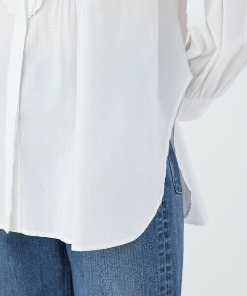 TOMORROWLAND / トゥモローランド シャツ・ブラウス | 【別注】ne Quittez pas BLACK FRILL COLLAR シャツ | 詳細7