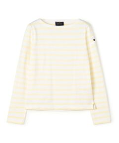 TOMORROWLAND / トゥモローランド Tシャツ | Le minor ボートネック ストライププルオーバー