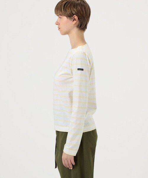 TOMORROWLAND / トゥモローランド Tシャツ | Le minor ボートネック ストライププルオーバー | 詳細3
