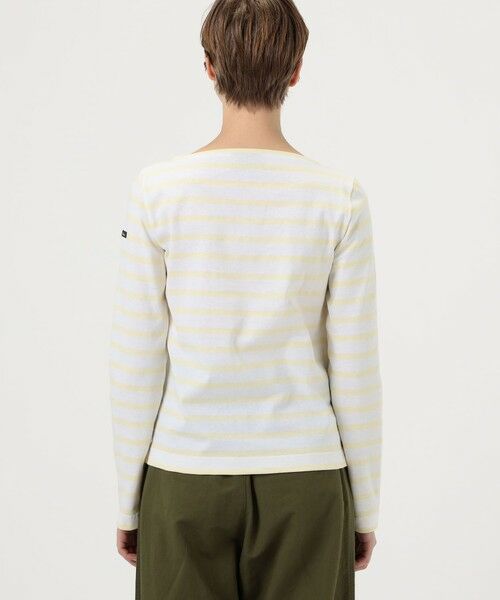 TOMORROWLAND / トゥモローランド Tシャツ | Le minor ボートネック ストライププルオーバー | 詳細4