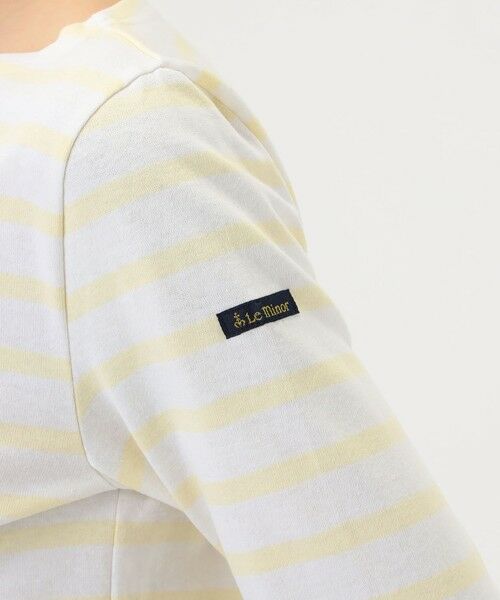 TOMORROWLAND / トゥモローランド Tシャツ | Le minor ボートネック ストライププルオーバー | 詳細9