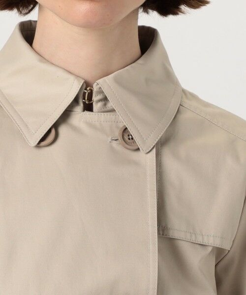 【美品】HERNOチェック柄 トレンチコート サイズ42 チェック柄バイカラートレンチコート(ショート丈＆ロング丈)