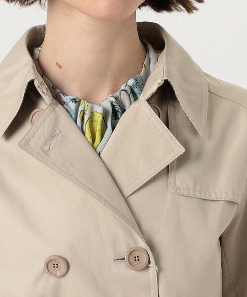 Herno*ヘルノ　コットントレンチコート　スプリングコート　大きいサイズ42 Herno*ヘルノ コットントレンチコート スプリングコート 大きい