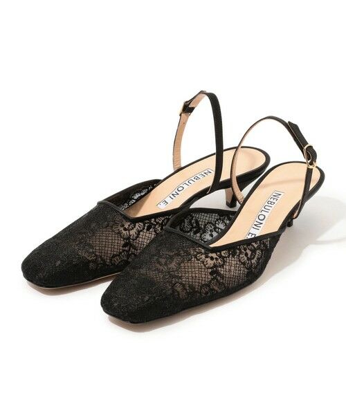 TOMORROWLAND / トゥモローランド パンプス | NEBULONI E. LACE ミュールパンプス | 詳細1