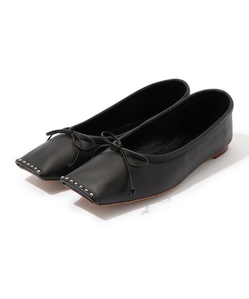 CHEMBUR SQ FLAT STUDS BALLET シューズ （フラットシューズ