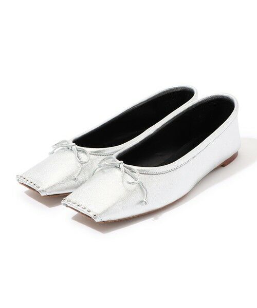 TOMORROWLAND / トゥモローランド フラットシューズ | CHEMBUR SQ FLAT STUDS BALLET シューズ | 詳細1