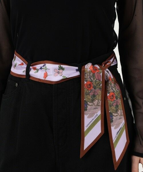 TOMORROWLAND / トゥモローランド バンダナ・スカーフ | TOMORROWLAND FLOWER TIE スカーフ | 詳細1