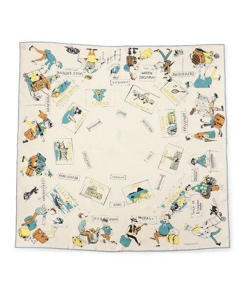 TOMORROWLAND / トゥモローランド バンダナ・スカーフ | TOMORROWLAND TRIP スカーフ(12 ホワイト系)