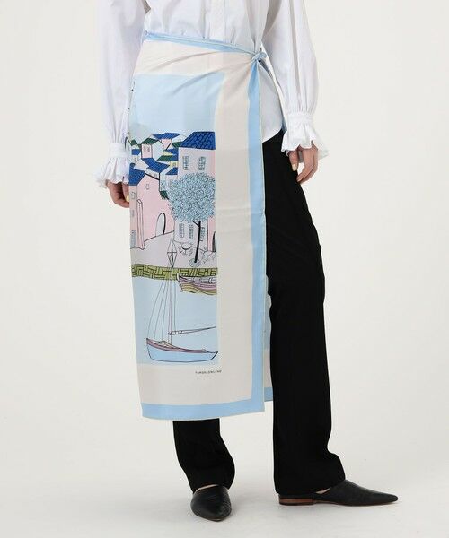 TOMORROWLAND / トゥモローランド バンダナ・スカーフ | TOMORROWLAND SEASIDE スカーフ | 詳細1