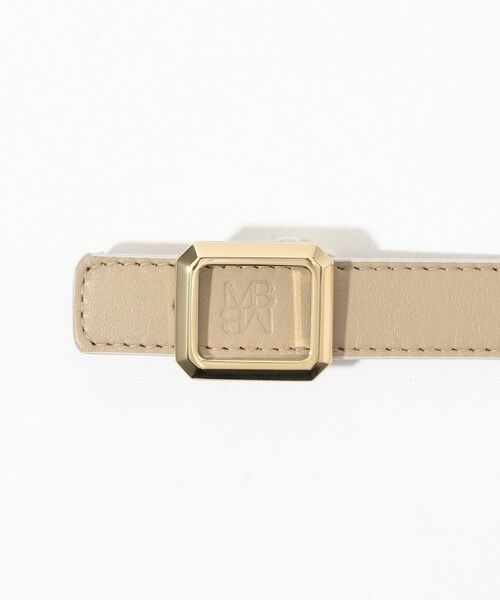 TOMORROWLAND / トゥモローランド ベルト・サスペンダー | MAISON BOINET square buckle ベルト | 詳細4
