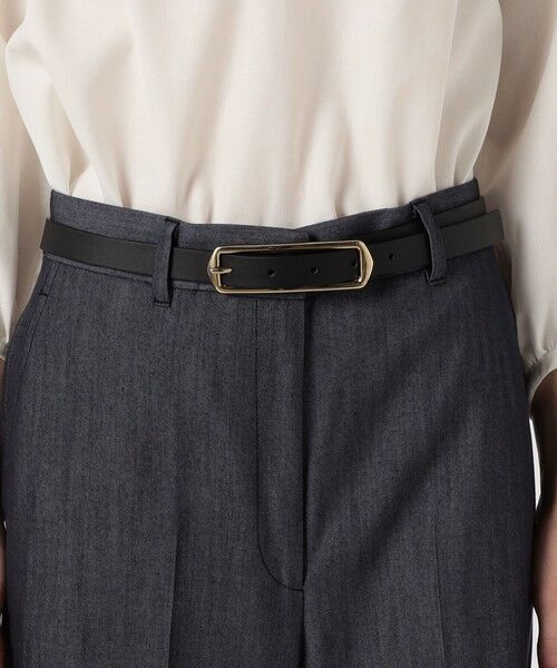 TOMORROWLAND / トゥモローランド ベルト・サスペンダー | LEFIJE SQUARE レザーベルト | 詳細1