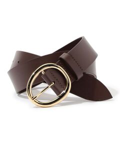 TOMORROWLAND / トゥモローランド ベルト・サスペンダー | LEFIJE ROUND BUCKLE レザーベルト