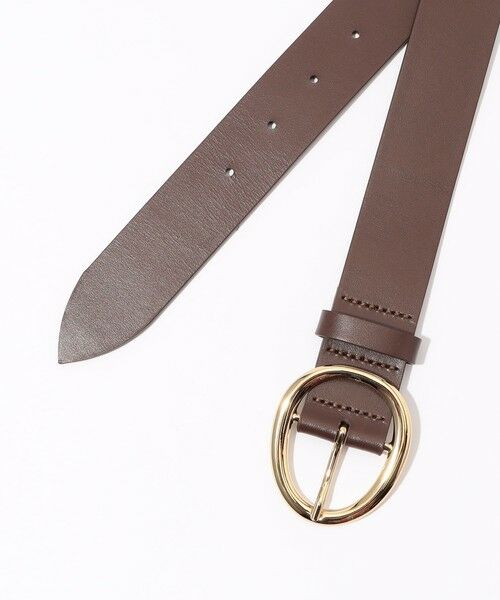 TOMORROWLAND / トゥモローランド ベルト・サスペンダー | LEFIJE ROUND BUCKLE レザーベルト | 詳細1