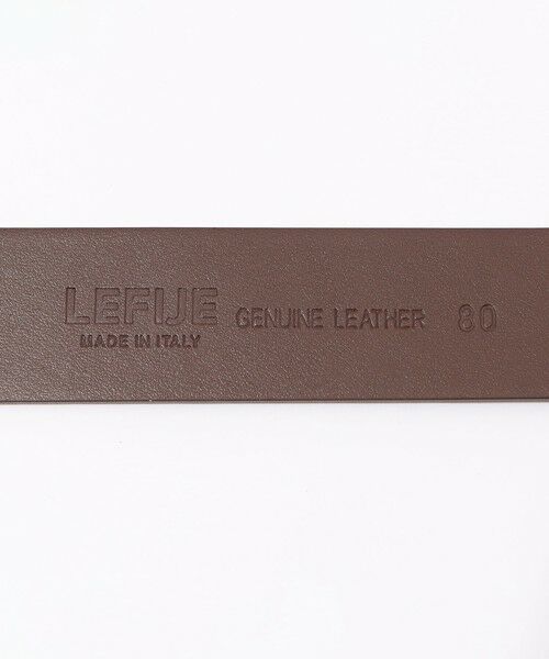 TOMORROWLAND / トゥモローランド ベルト・サスペンダー | LEFIJE ROUND BUCKLE レザーベルト | 詳細3