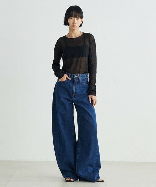 エッセンシャルデニム バルーンパンツ （デニムパンツ