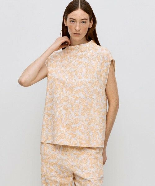 TOMORROWLAND / トゥモローランド シャツ・ブラウス | レーヨンコットン ネッププリントブラウス | 詳細2