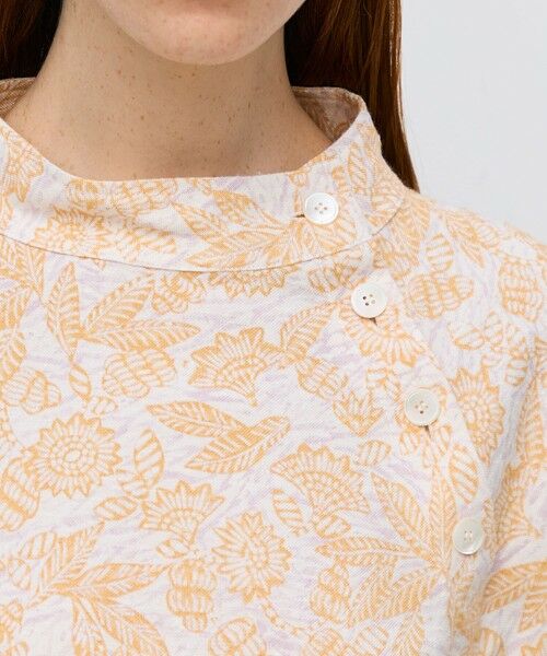 TOMORROWLAND / トゥモローランド シャツ・ブラウス | レーヨンコットン ネッププリントブラウス | 詳細5