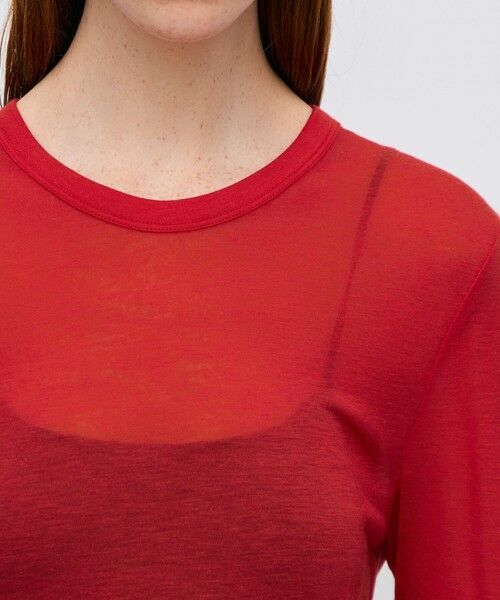 TOMORROWLAND / トゥモローランド Tシャツ | テンセルシルク ベーシックTシャツ | 詳細5