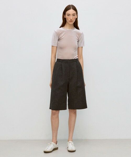 TOMORROWLAND / トゥモローランド その他パンツ | コットンリネンジャガード ワイドタックショーツ | 詳細1