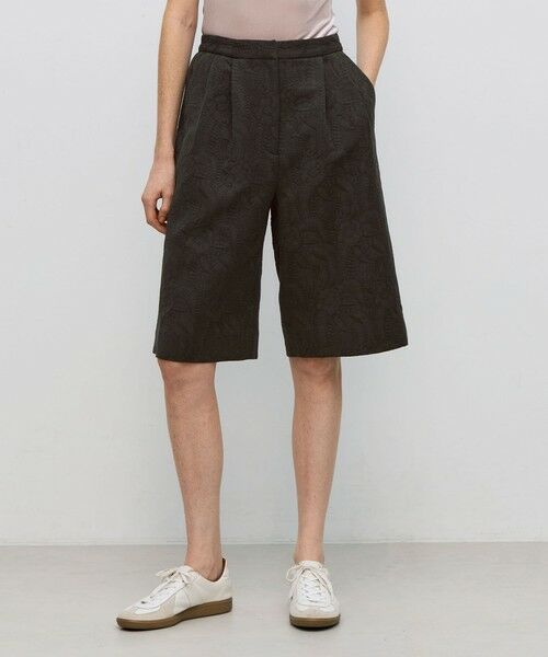 TOMORROWLAND / トゥモローランド その他パンツ | コットンリネンジャガード ワイドタックショーツ | 詳細2