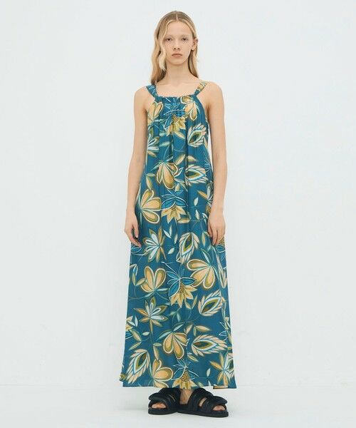 TOMORROWLAND / トゥモローランド ロング・マキシ丈ワンピース | シルク COLETTEフラワープリント ロングワンピース | 詳細1