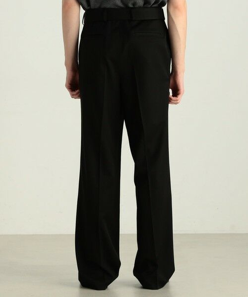 TOMORROWLAND / トゥモローランド スラックス・ドレスパンツ | ウールギャバ ベルトパンツ | 詳細5