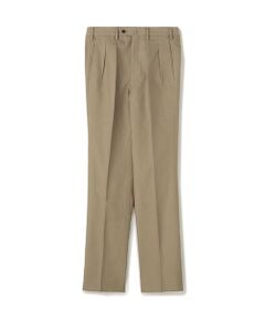 TOMORROWLAND / トゥモローランド スラックス・ドレスパンツ | コットン 2プリーツ ストレート スラックス