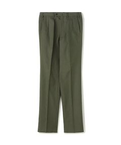 TOMORROWLAND / トゥモローランド スラックス・ドレスパンツ | コットン 2プリーツ ストレート スラックス