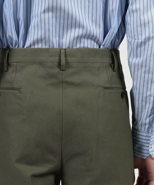 TOMORROWLAND / トゥモローランド スラックス・ドレスパンツ | コットン 2プリーツ ストレート スラックス | 詳細6