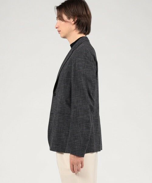 ウールシルクナイロン シングルブレステッド 2Bジャケット CARLO ウールシルクナイロン シングルブレステッド 2Bジャケット CARLO