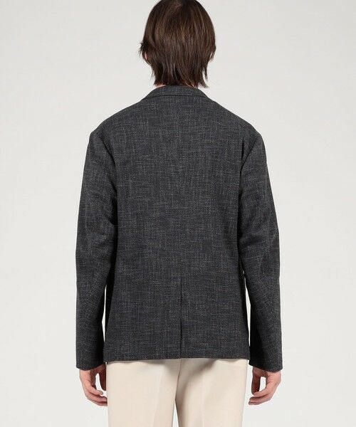 ウールシルクナイロン シングルブレステッド 2Bジャケット CARLO ウールシルクナイロン シングルブレステッド 2Bジャケット CARLO