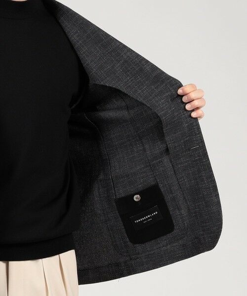 ウールシルクナイロン シングルブレステッド 2Bジャケット CARLO ウールシルクナイロン シングルブレステッド 2Bジャケット CARLO