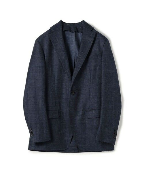 TOMORROWLAND/トゥモローランド SUMMER TIME ウールシルクリネン シングルブレステッド 2Bジャケット LORO PIANA 69 ネイビー 46 TOMORROWLAND/トゥモローランド SUMMER TIME ウールシルクリネン シングルブレステッド 2Bジャケット LORO PIANA 69 ネイビー 46
