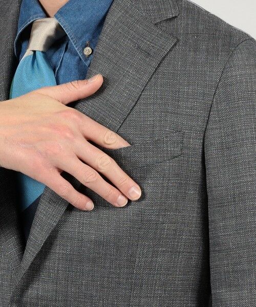 TOMORROWLAND / トゥモローランド テーラードジャケット | ウールシルクリネン シングルブレステッド 2Bジャケット SUMMER TIME LORO PIANA | 詳細9